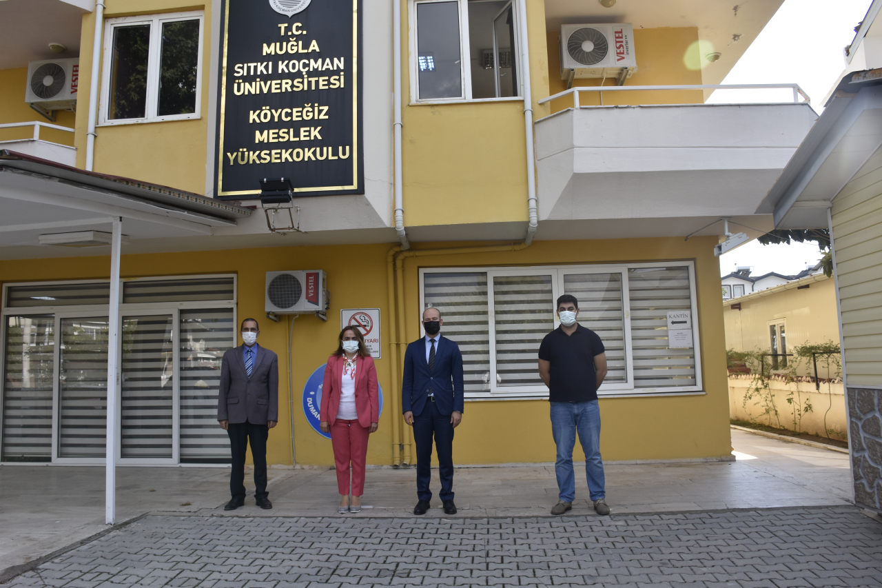 Köyceğiz Kaymakamı Mustafa MASLAK, Yüksekokul Müdürümüz Dr.Öğr.Üyesi Hatice ULUSOY