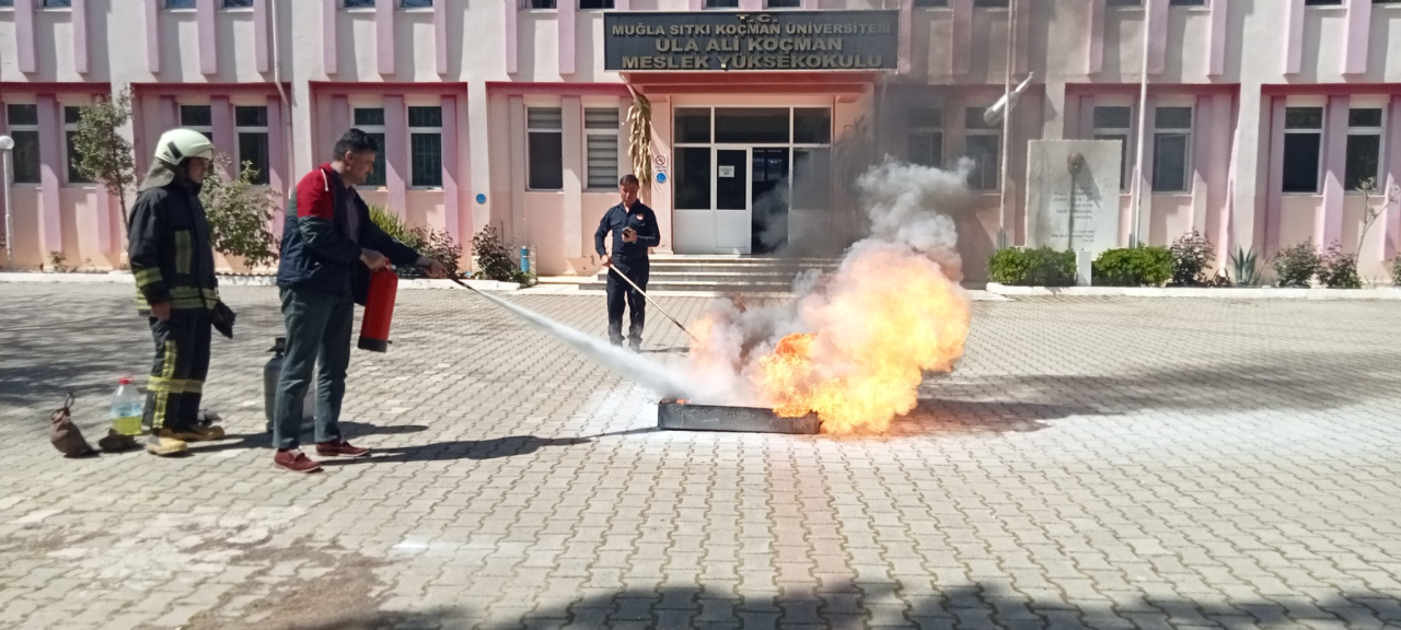 Yangın Eğitimi Gerçekleştirildi