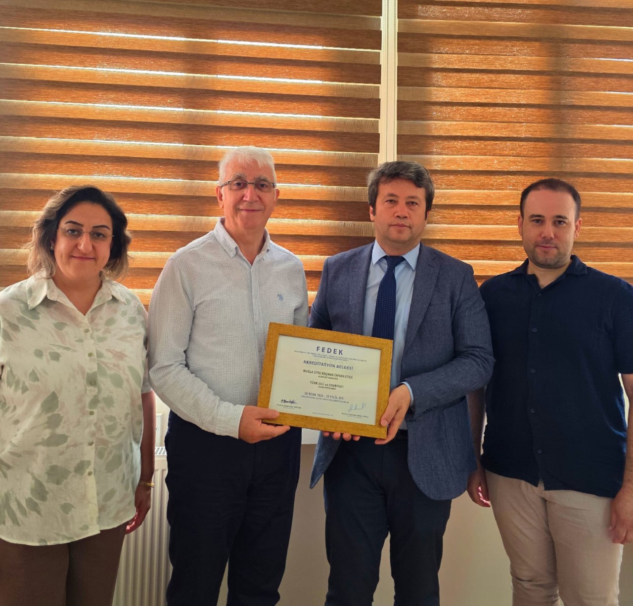 Edebiyat Fakültesinde FEDEK Akreditasyon Başarısı