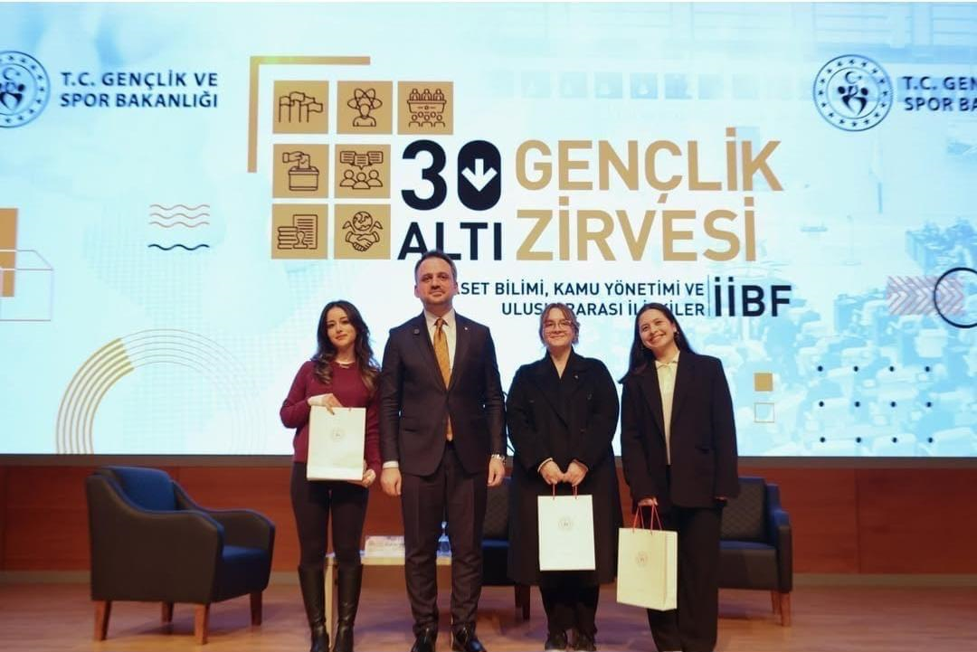 Öğrencilerimizin Katılım Sağladığı 30 Altı Gençlik Zirvesi Ankara