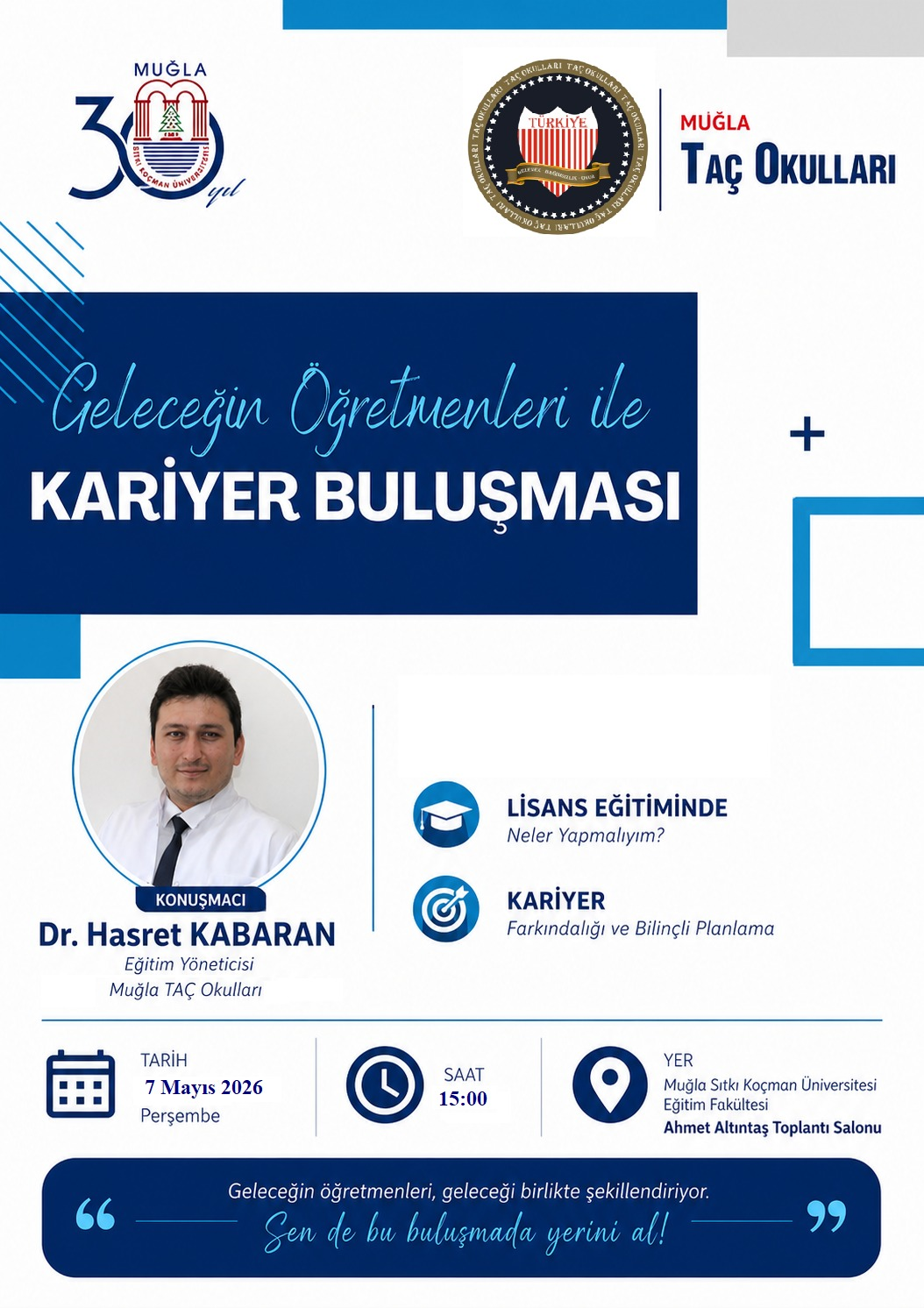 Geleceğin Öğretmenleri ile Kariyer Buluşması Gerçekleştirildi