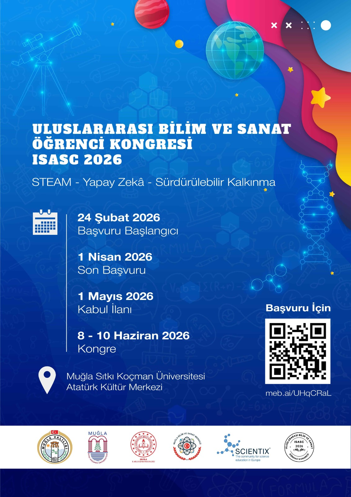 ISASC 2026 Uluslararası Bilim ve Sanat Öğrenci Kongresi Gerçekleştirildi