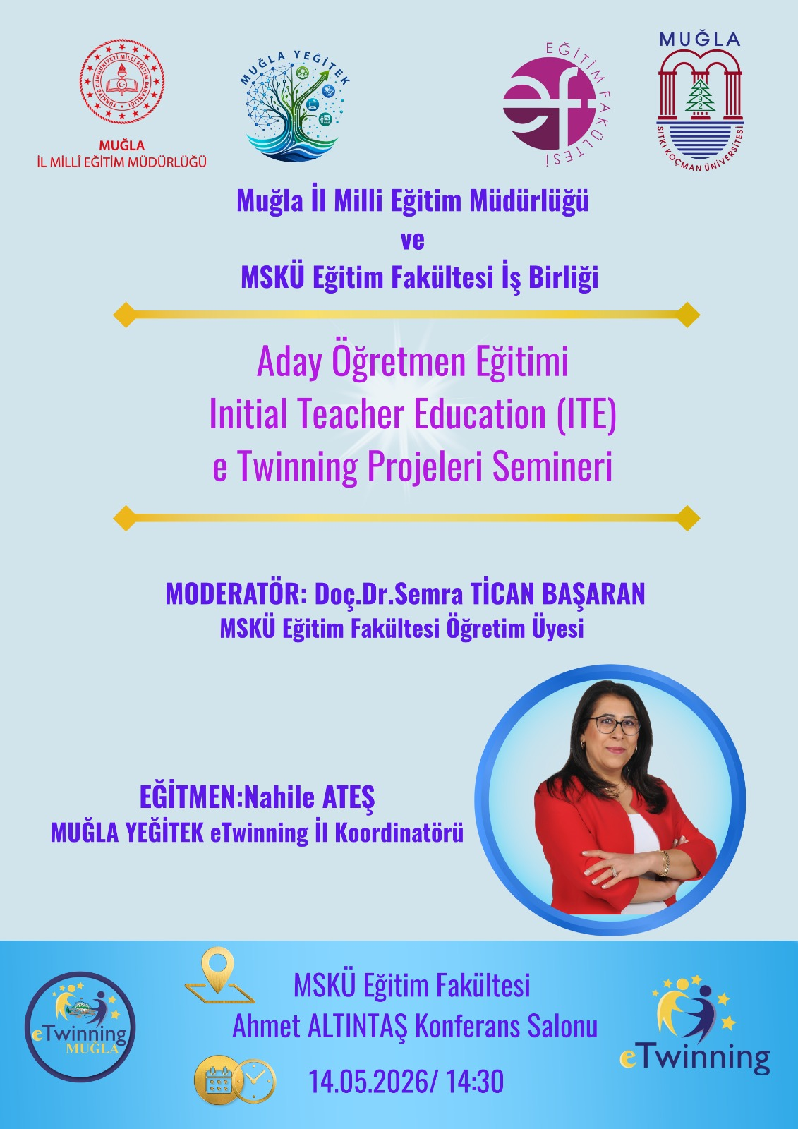 Aday Öğretmen Eğitimi ve eTwinning Projeleri Semineri Gerçekleştirildi