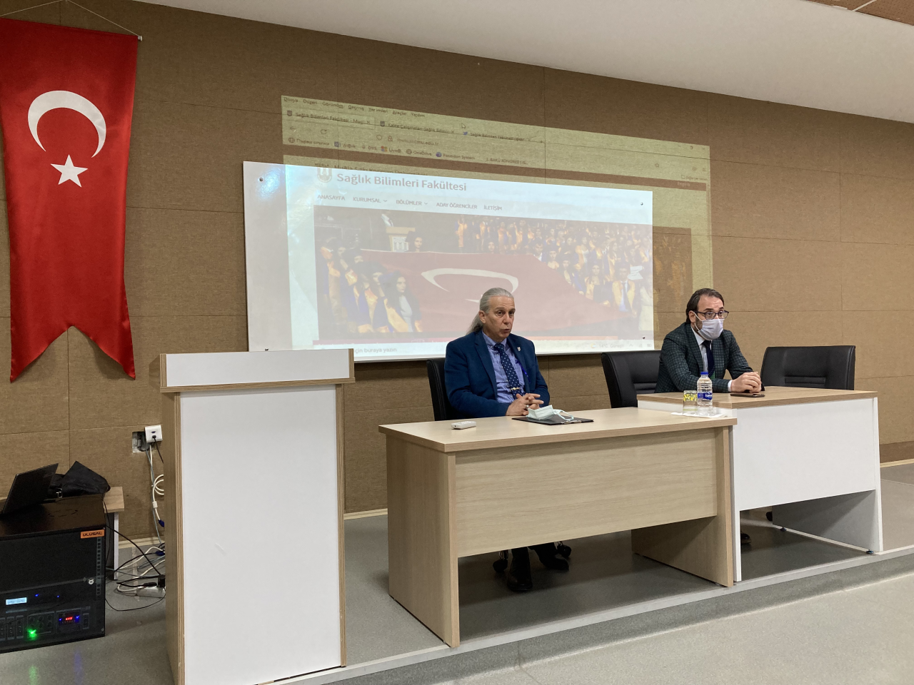 Geniş Katılımlı Birim Kalite Komisyonu toplantısı Rektör Yardımcısı Prof. Dr. Ali Bayraktaroğlu