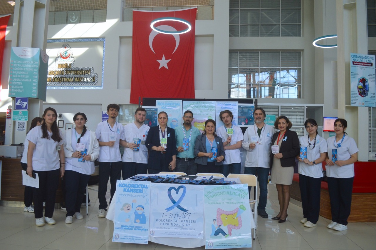 MSKÜ Hemşirelik Bölümü Cerrahi Hastalıklar Hemşireliği AD ve Tıp Fakültesi Genel Cerrahi AD işbirliğiyle Kolorektal Kanser Farkındalık Etkinliği Gerçekleştirildi