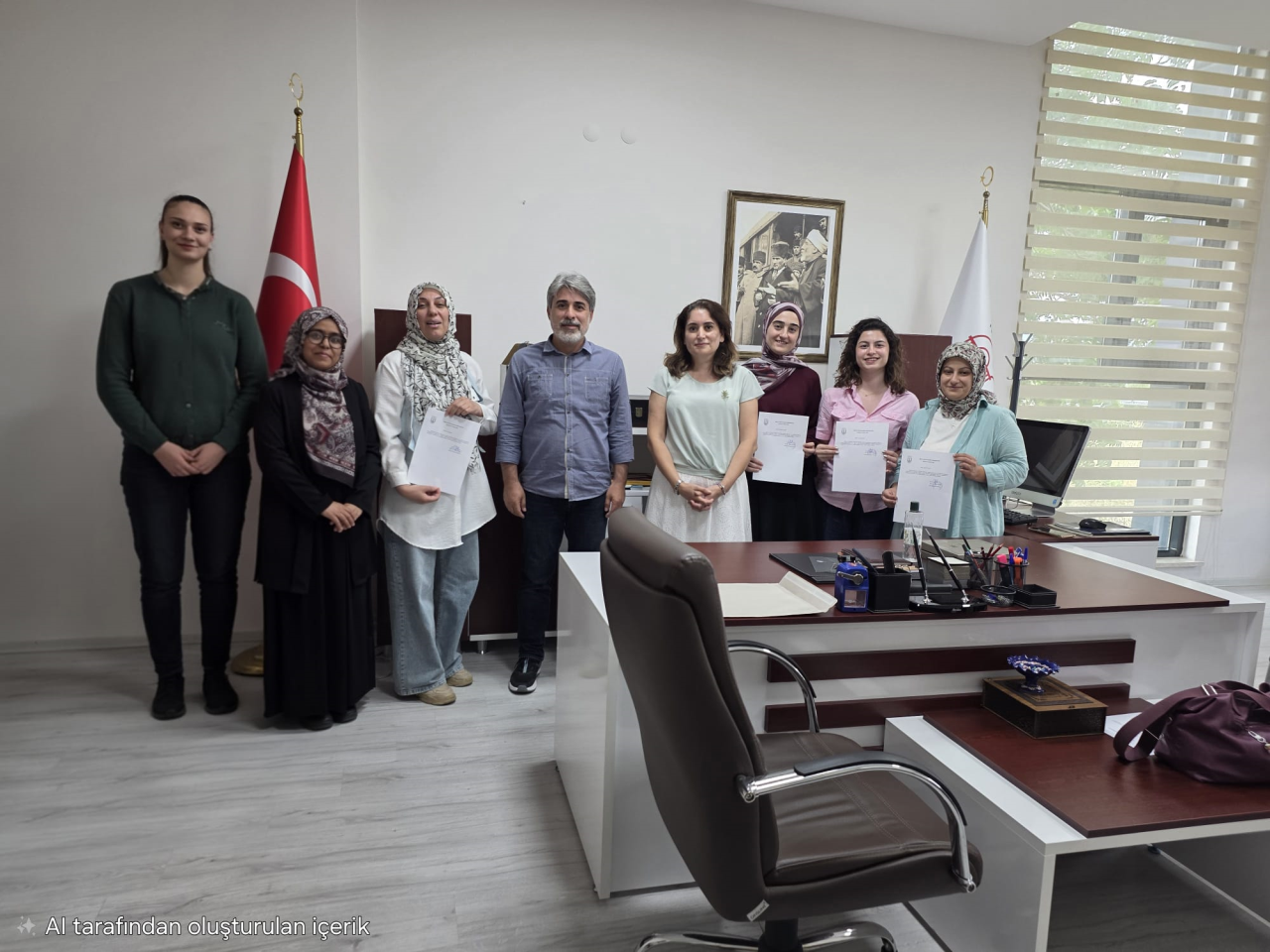 Dekanımız Prof. Dr. Fatih ORHAN II. Öğrenci Atölyeleri Programına Katılanlara Teşekkür Belgelerini Takdim Etti