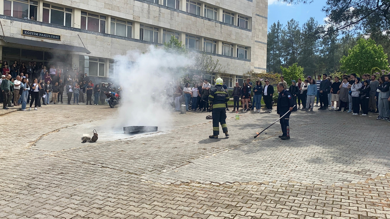 Yangın Uygulama Eğitimi (Tatbikat) Yapıldı
