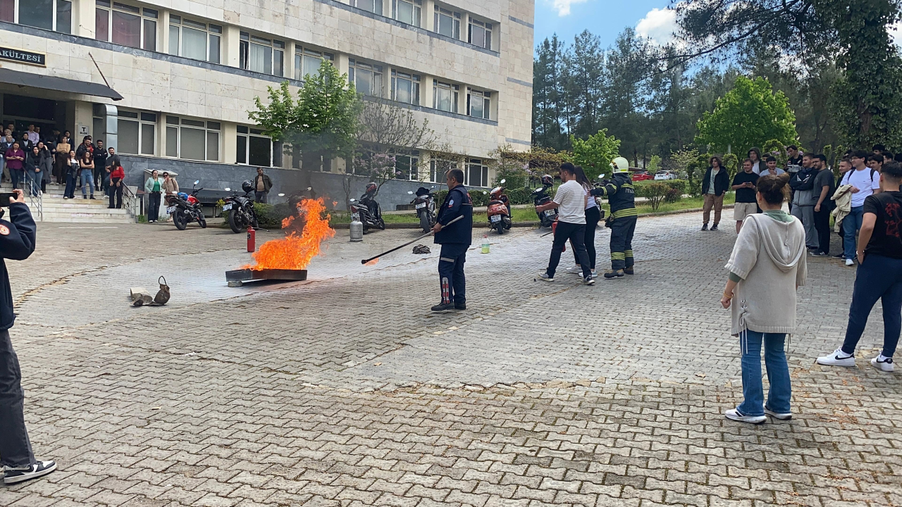 Yangın Uygulama Eğitimi (Tatbikat) Yapıldı
