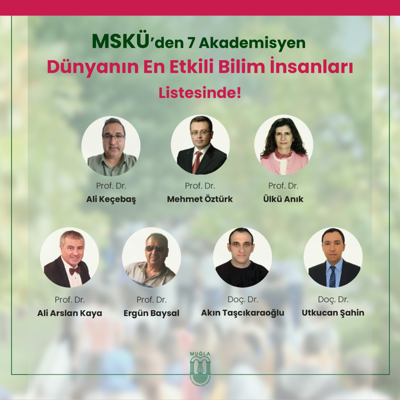 Fakültemiz Öğretim Üyelerinin Başarısı