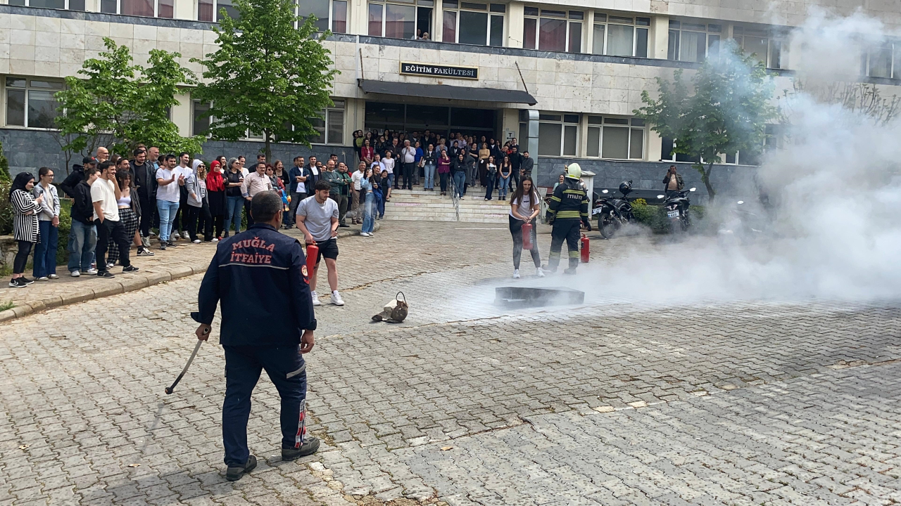 Yangın Uygulama Eğitimi (Tatbikat) Yapıldı