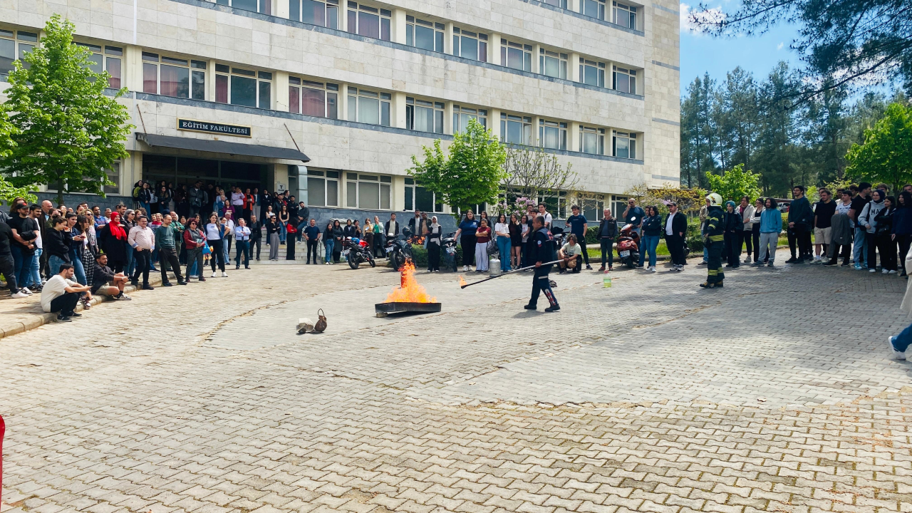Yangın Uygulama Eğitimi (Tatbikat) Yapıldı