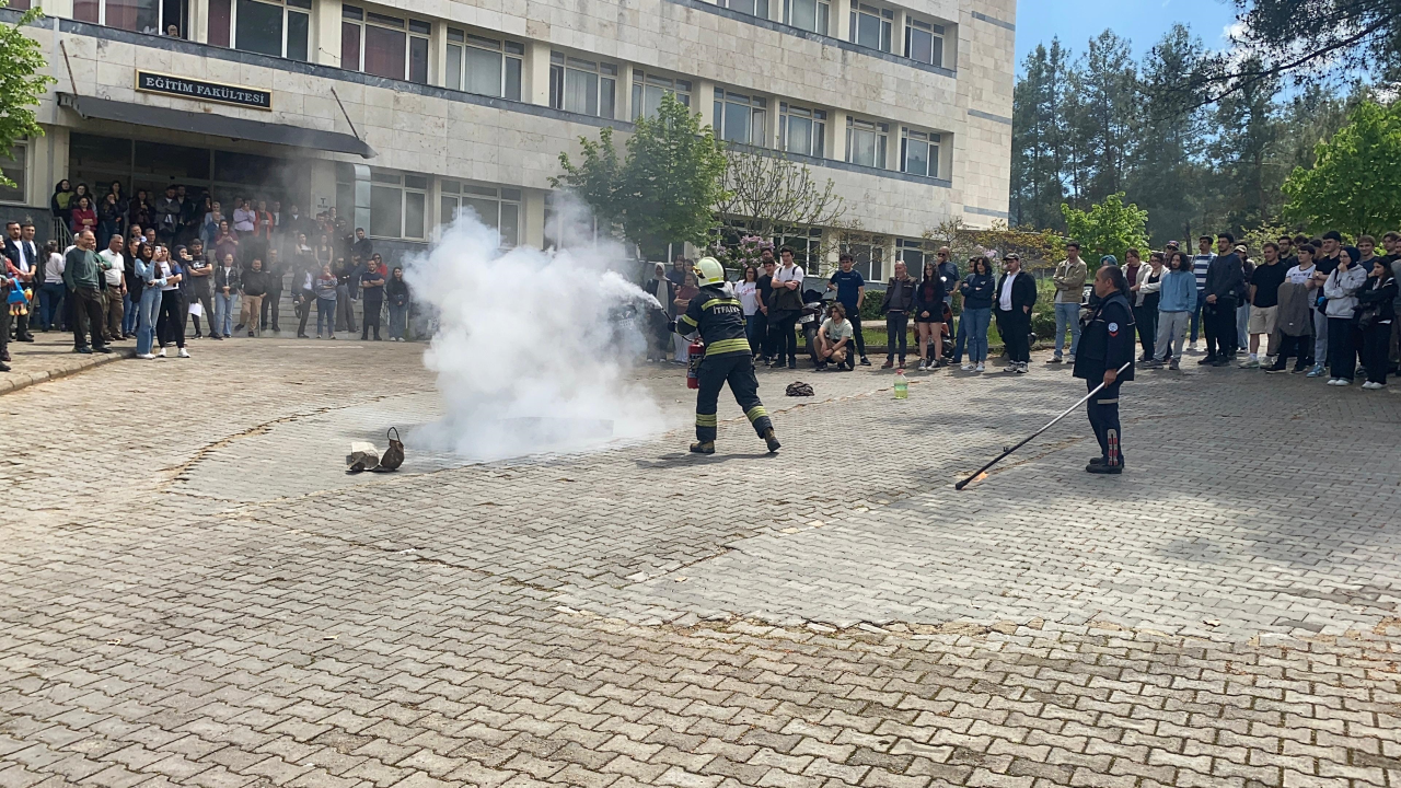 Yangın Uygulama Eğitimi (Tatbikat) Yapıldı